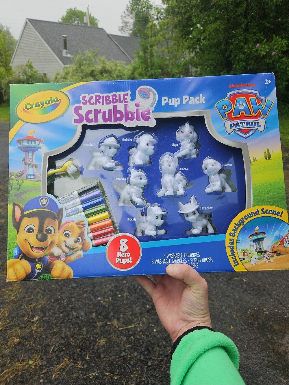 Crayola Scribble Scrubbie PAW Patrol Pup Pack Figues 8 Count Color Wash ToyNIP